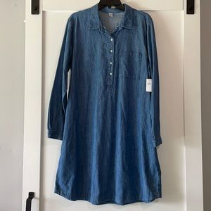 Old Navy Blue Denim Dress